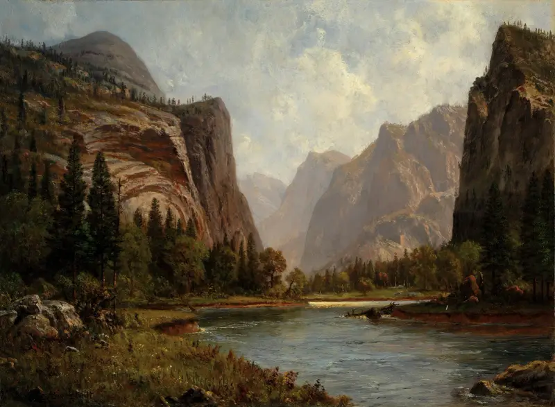 Yosemites portar av Albert Bierstadt