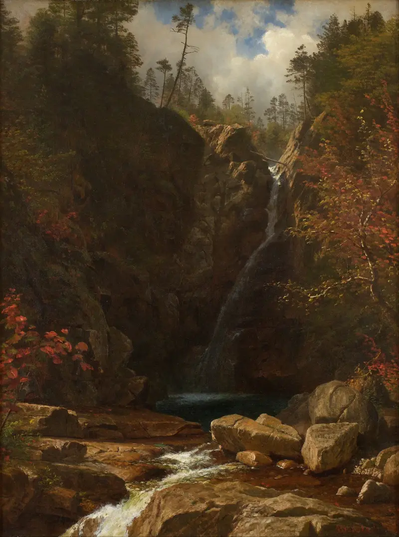 Glen Ellis Falls von Albert Bierstadt