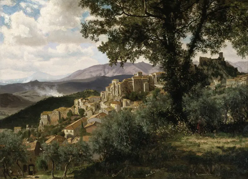 Olevano, Albert Bierstadt