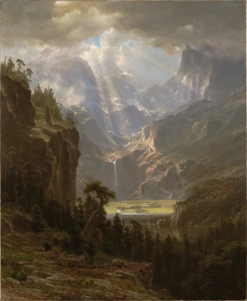 Rocky Mountains, Lander’s Peak av Albert Bierstadt