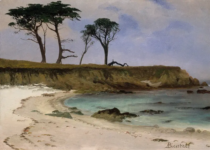 Havsvik av Albert Bierstadt