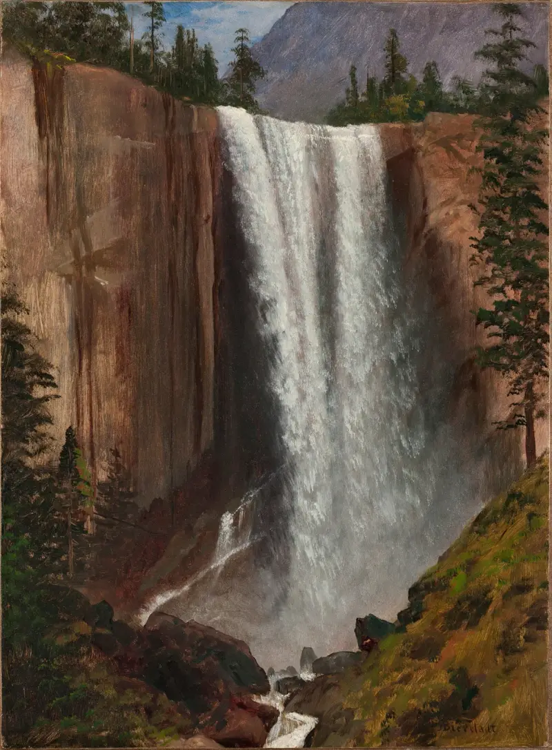 Vårforsen av Albert Bierstadt