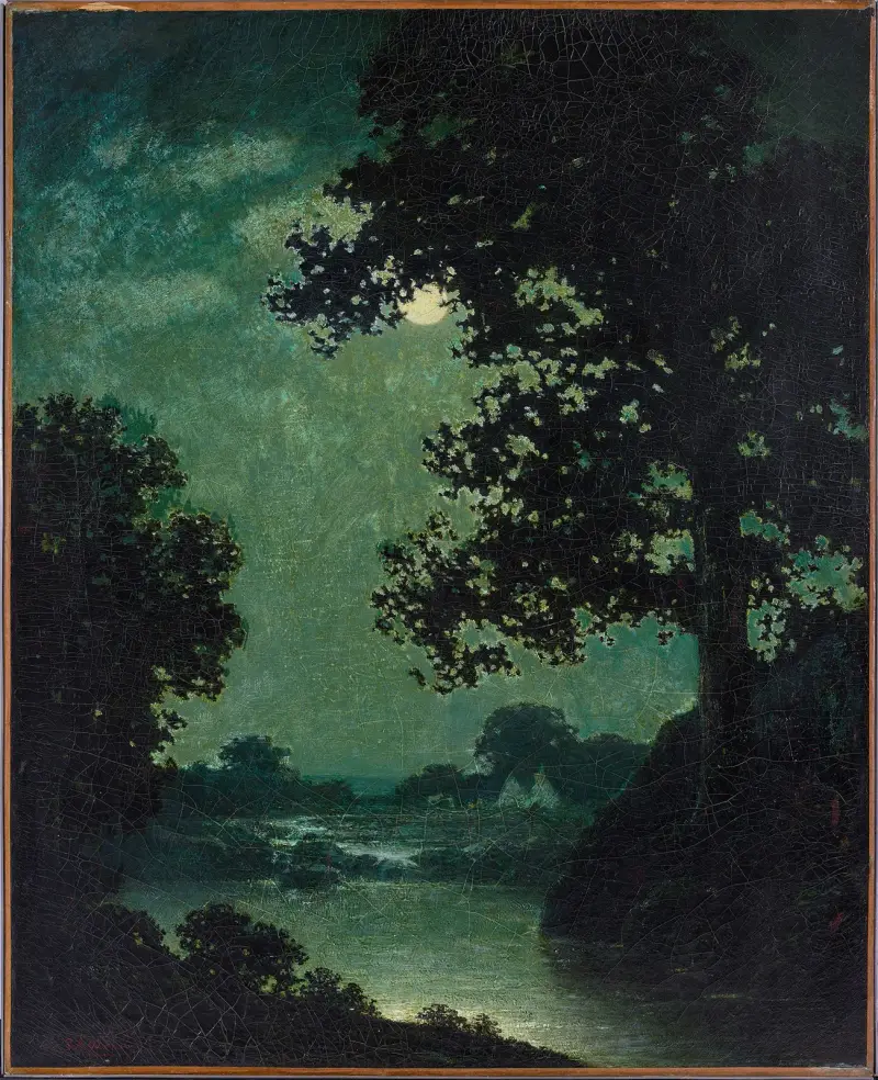 Měsíční svit, 1888, Ralph Albert Blakelock