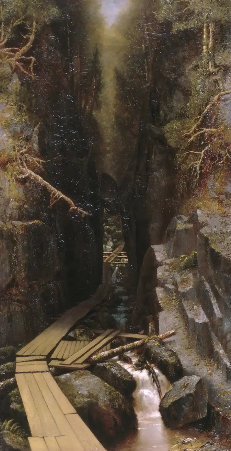 Skalní blok a soutěska, Ralph Albert Blakelock