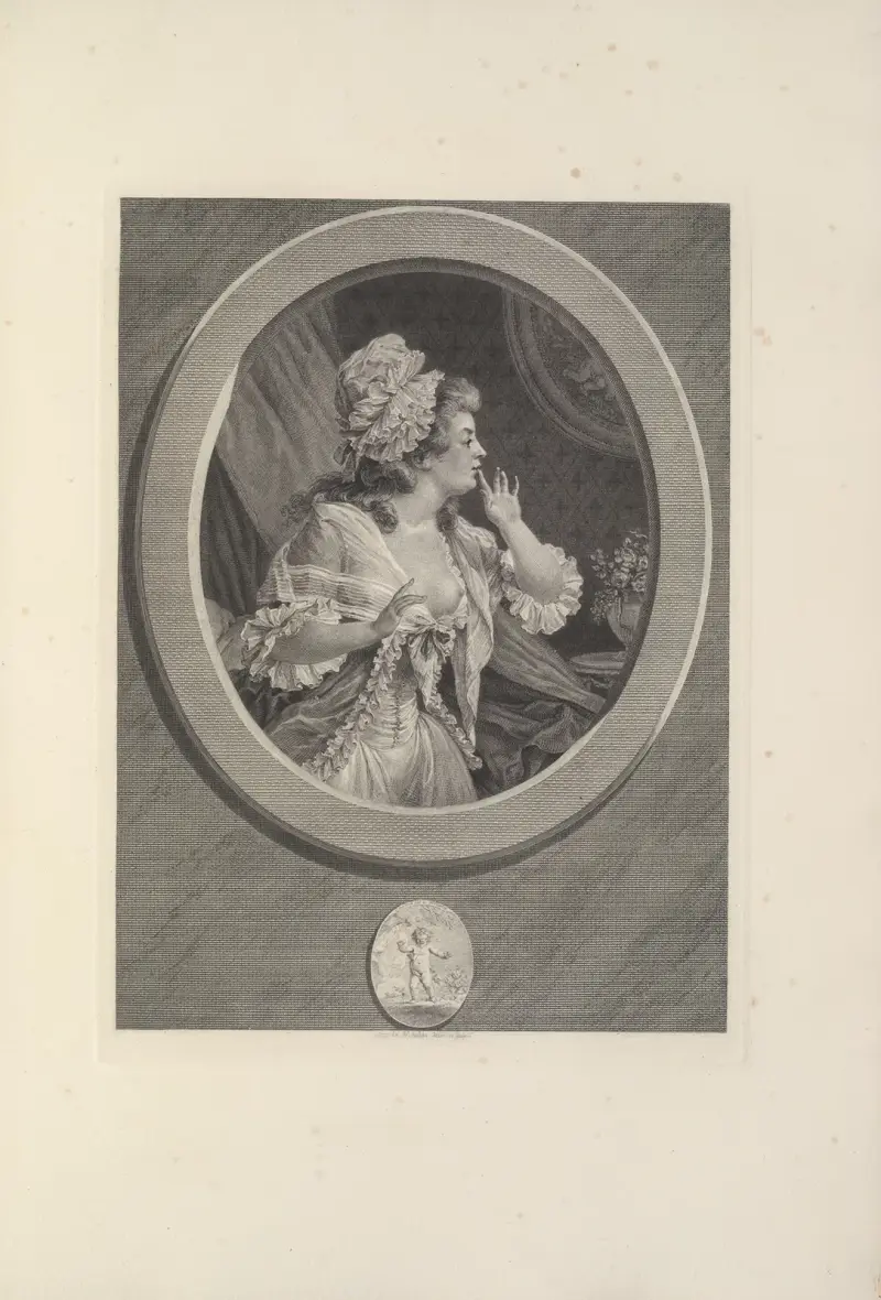 Au Moins Soyez Discret (A. de Saint-Aubin) av Albert Christophle