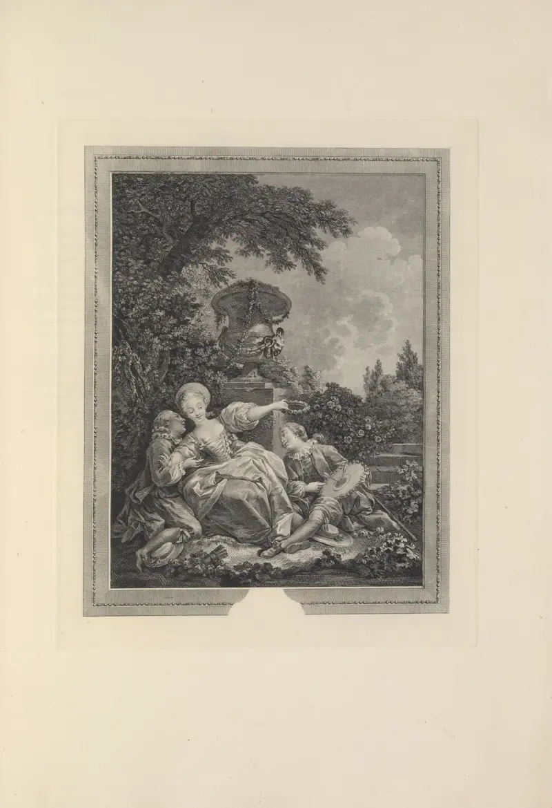 La Coquette Fixée (J. Couché and J. Dambrun) av Albert Christophle