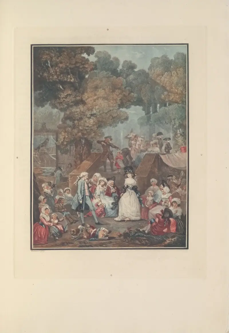 La Nôce au Château (P. J. L. Debucourt) av Albert Christophle
