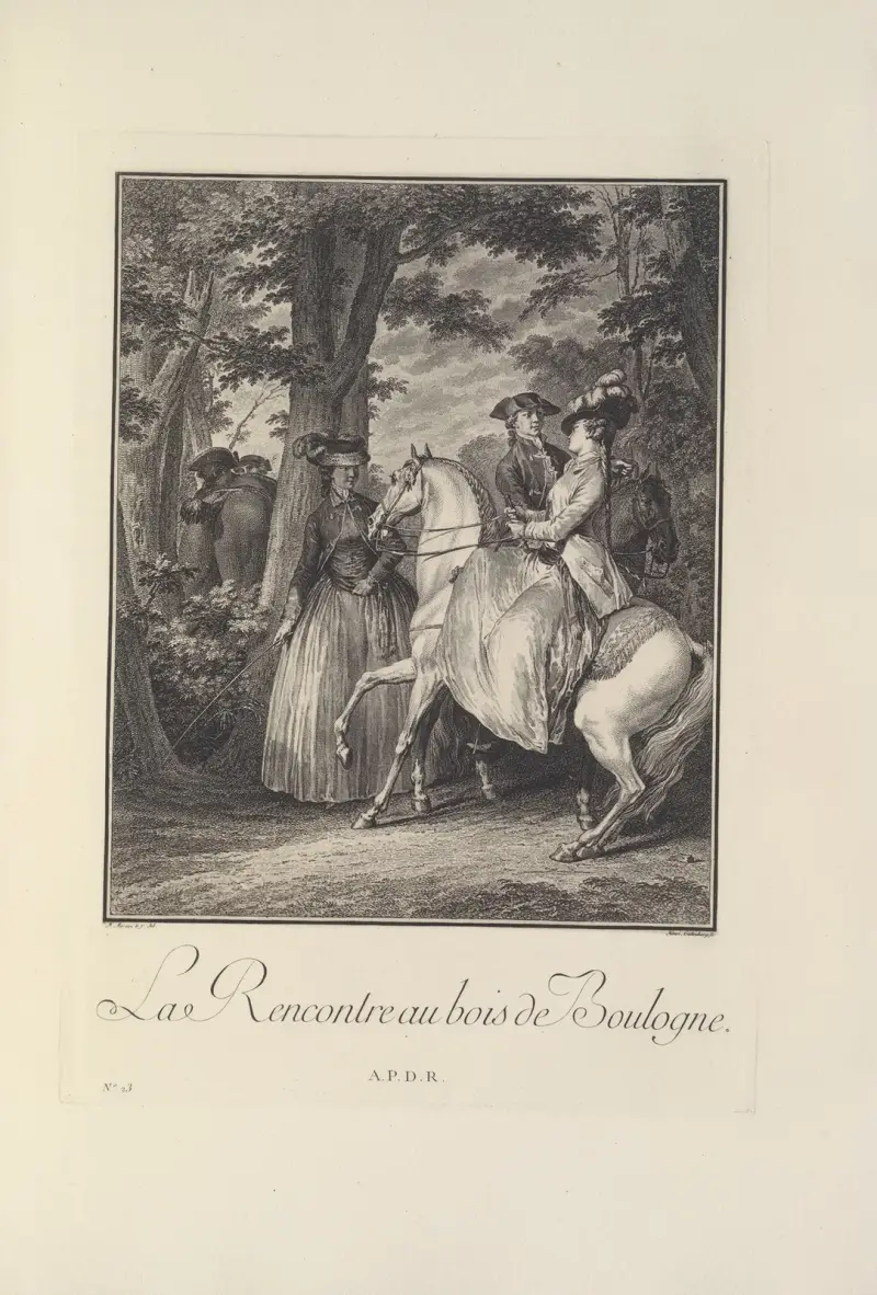 Mötet i Bois de Boulogne av Albert Christophle