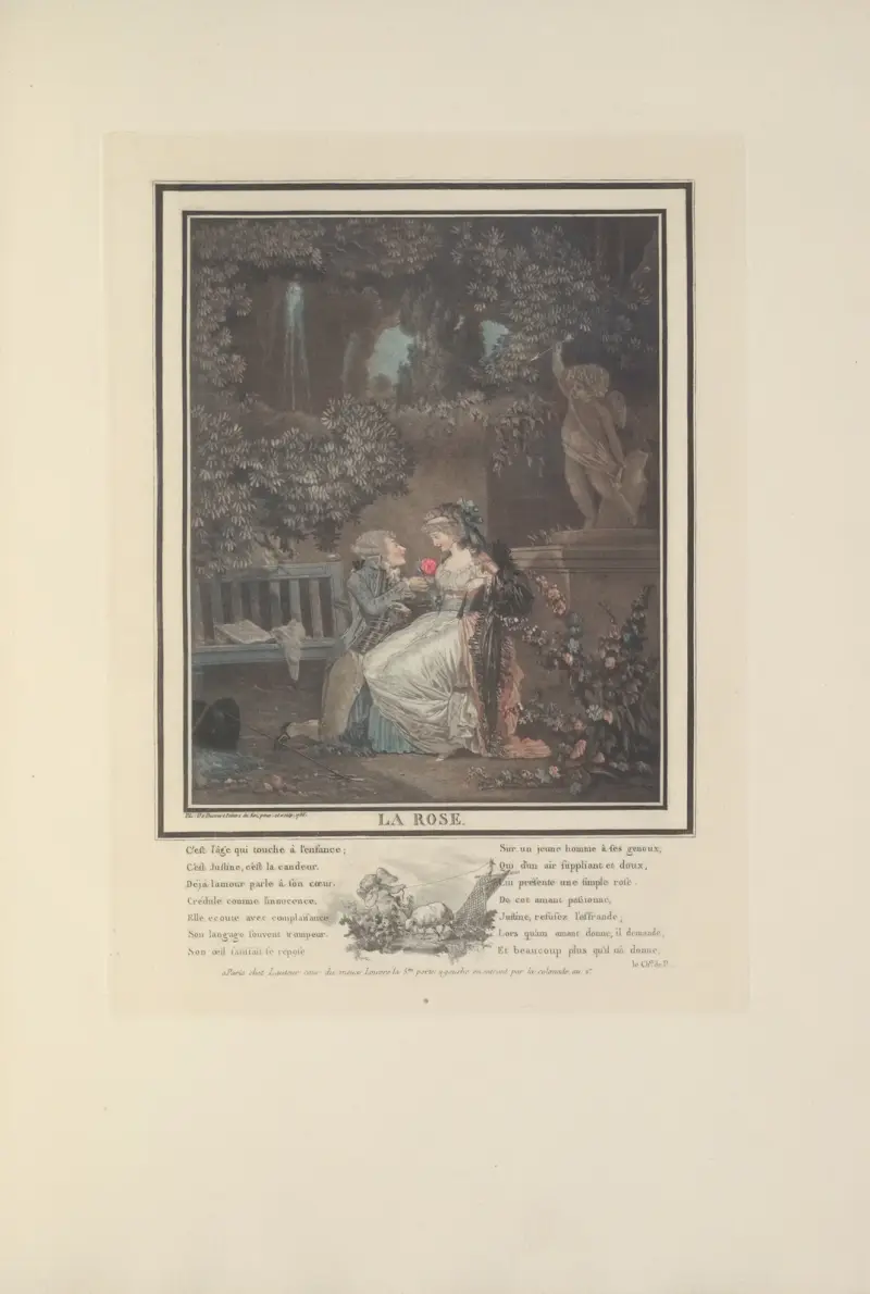 La Rose (P. J. L. Debucourt) av Albert Christophle