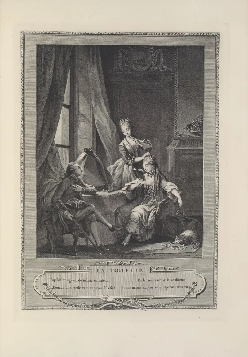 La Toilette (N. J. Voyez l’aîné after S. Freudenberger) – nr 2 av Albert Christophle