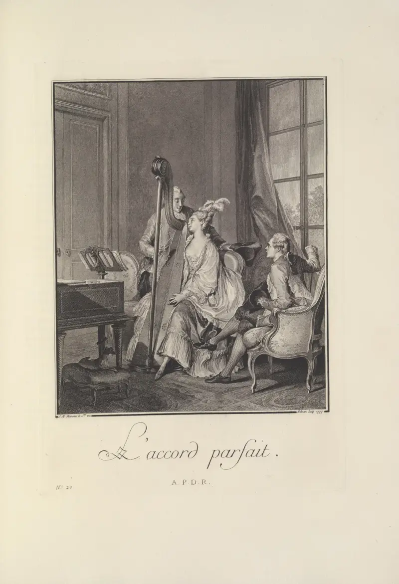 Den perfekta samklangen (I. S. Helman efter J. M. Moreau le Jeune) av Albert Christophle