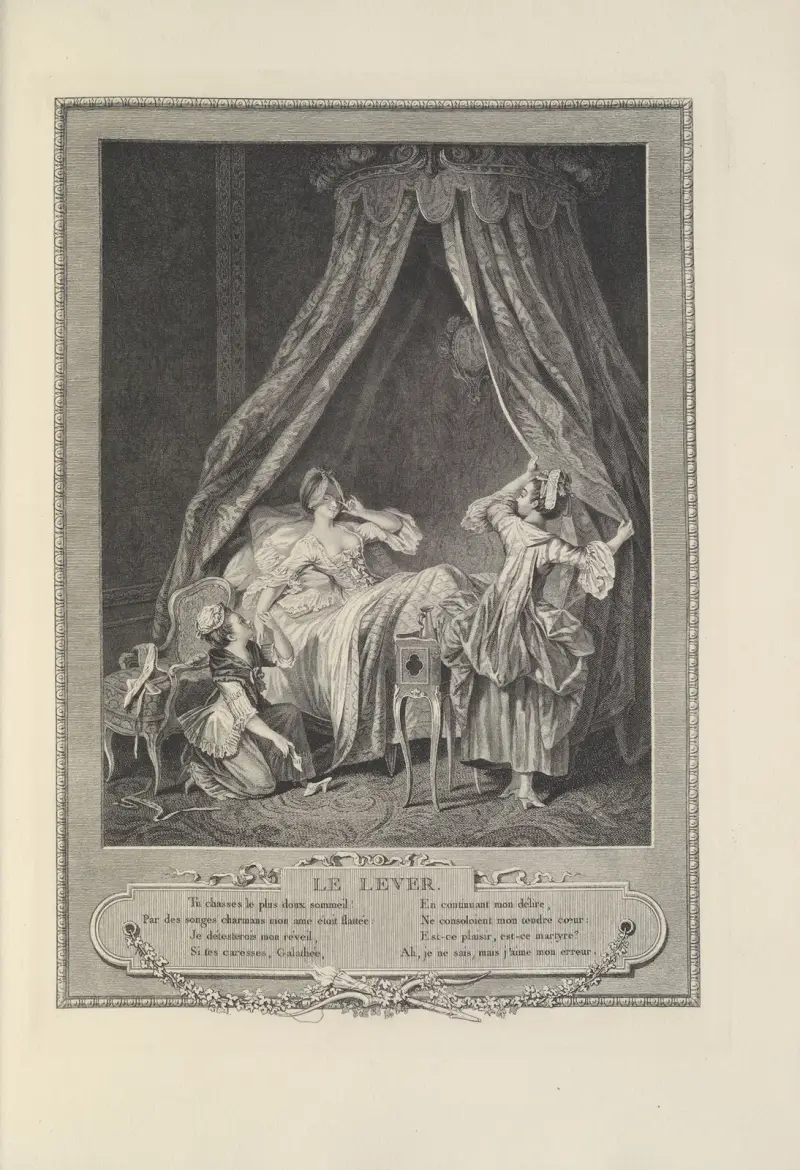 Le Lever (A. L. Romanet nach S. Freudenberger) von Albert Christophle