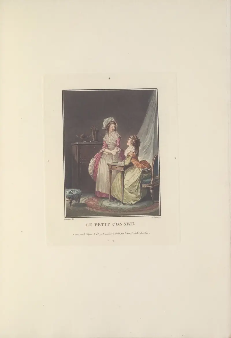 Le Petit Conseil (F. Janinet według N. Lavreince'a), Albert Christophle