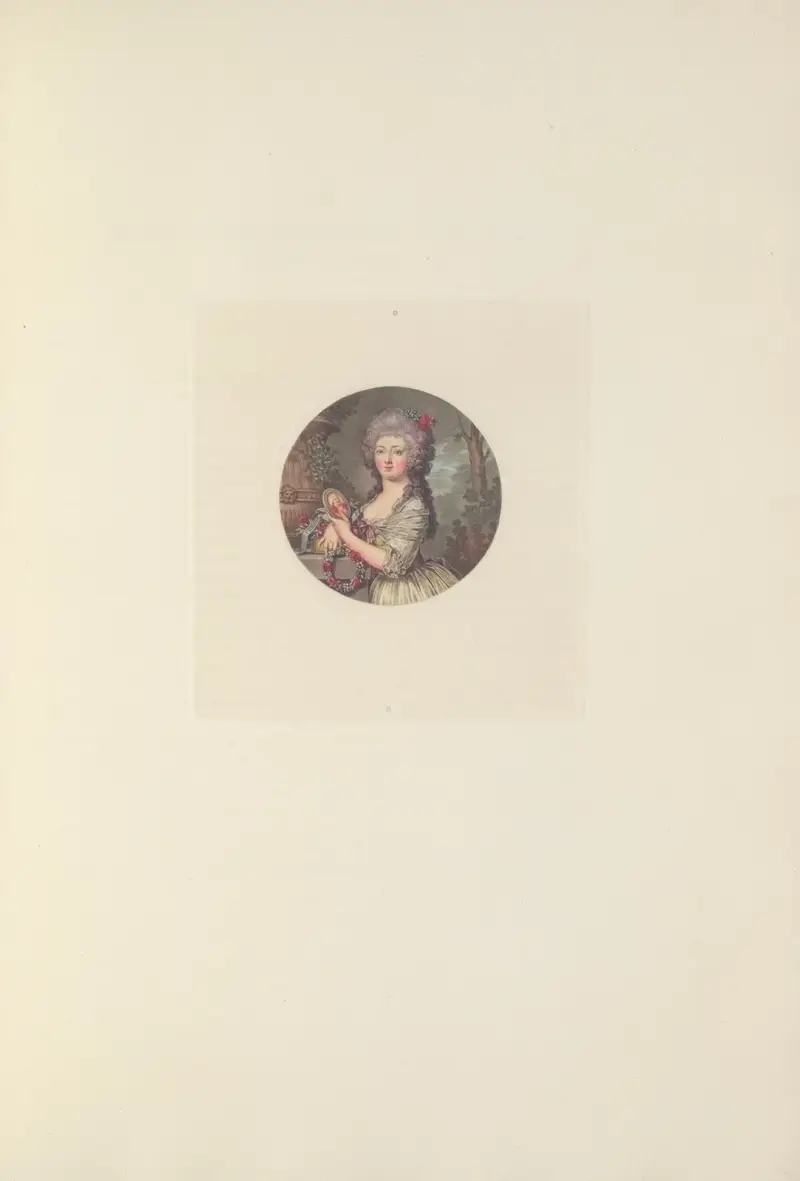 Porträtt av en ung prinsessa (F. Janinet) av Albert Christophle