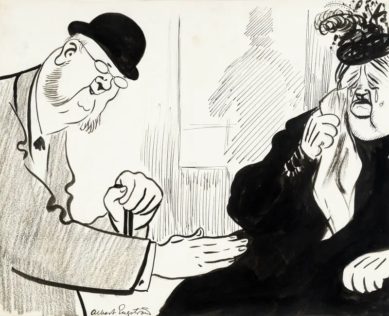 Eine sehr dicke Frau von Albert Engström