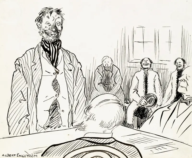 Justice Arvidson von Albert Engström