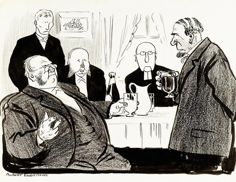 Mattson rybak, Albert Engström