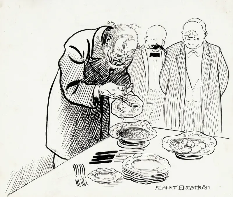 Starý profesor S., Albert Engström