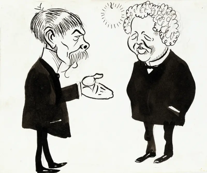 P.P. Waldenström, Albert Engström