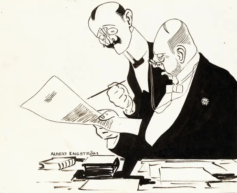 Notarien Springer, Albert Engström
