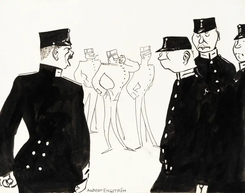 Sergeanten, Albert Engström