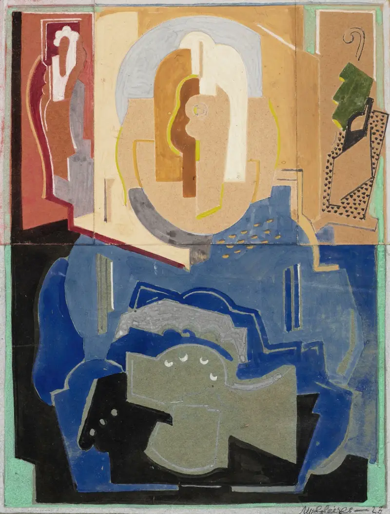 Composition à quatre éléments av Albert Gleizes