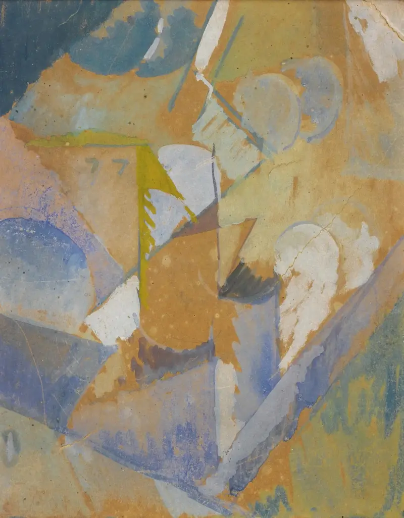 Modrá kubistická kompozice, Albert Gleizes
