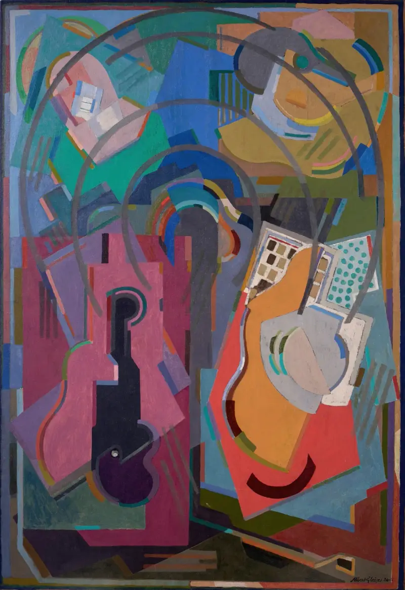 Rhythmische Komposition, vier Elemente von Albert Gleizes