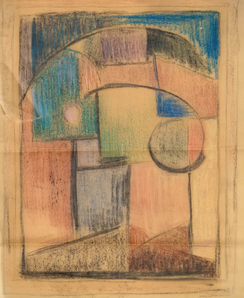 Etude pour ‘Vase de fleurs’ av Albert Gleizes