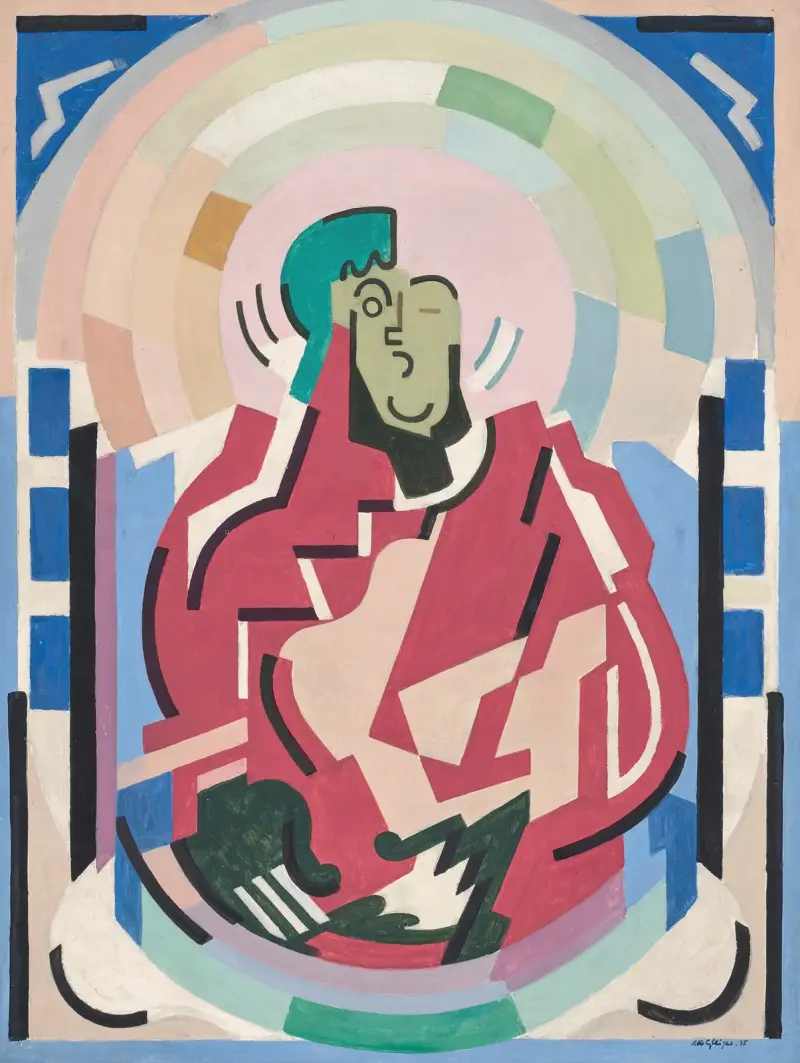 Figure ou Composition av Albert Gleizes