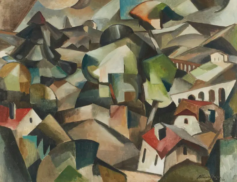 Landskap från Meudon av Albert Gleizes