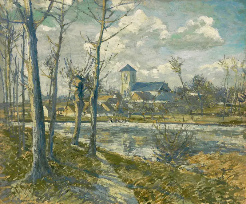 Landschaft aus der Picardie von Albert Gleizes