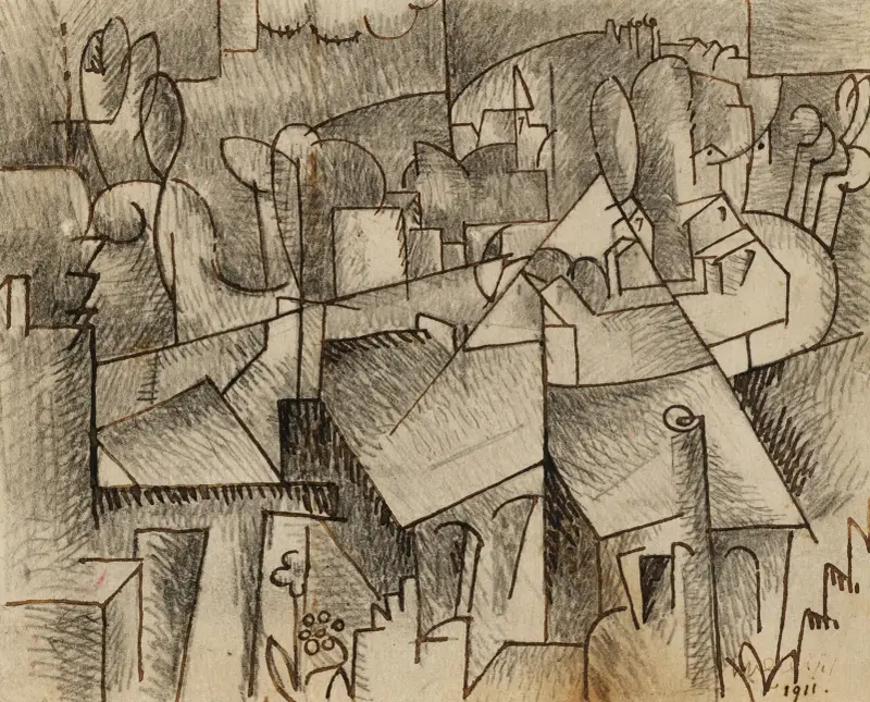 Landschaft, 1911 von Albert Gleizes