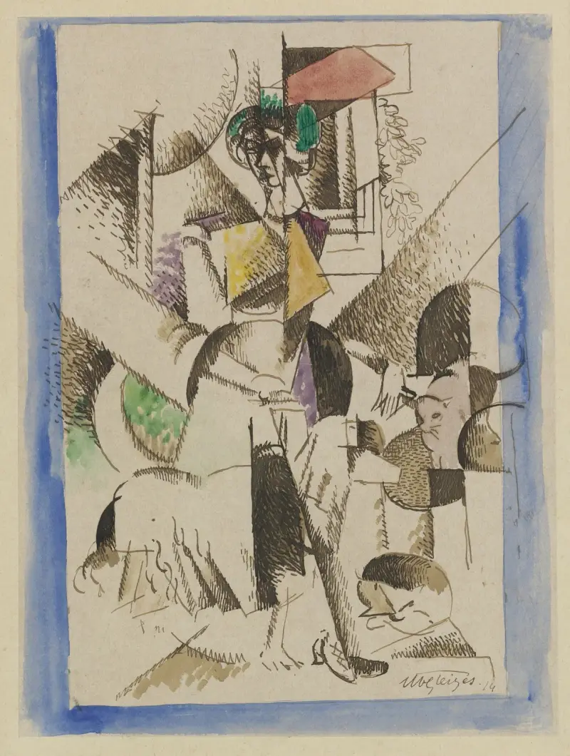 Portret kubistyczny, Albert Gleizes