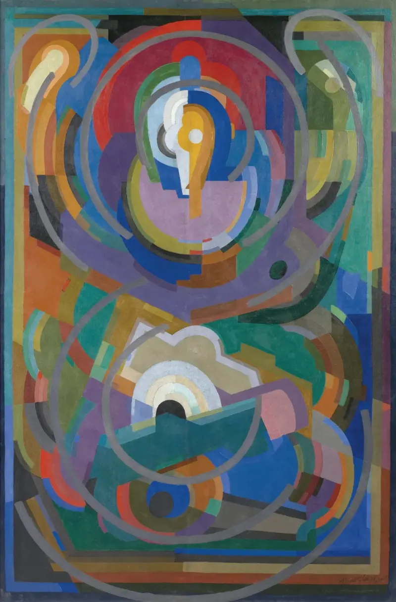 Symphonie en violet von Albert Gleizes
