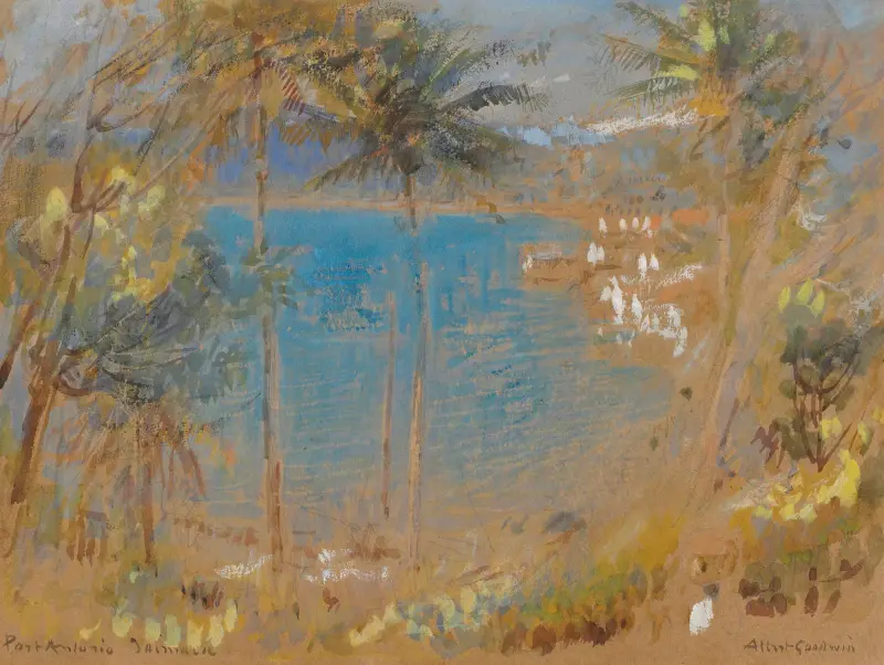 Blue Hole, Port Antonio, Jamaica av Albert Goodwin