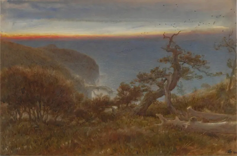 Clovelly von Albert Goodwin