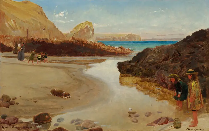 Kynance Cove, Cornwall von Albert Goodwin