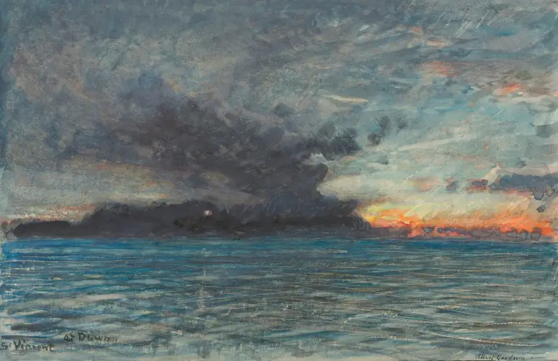 Svatý Vincenc za úsvitu, Albert Goodwin