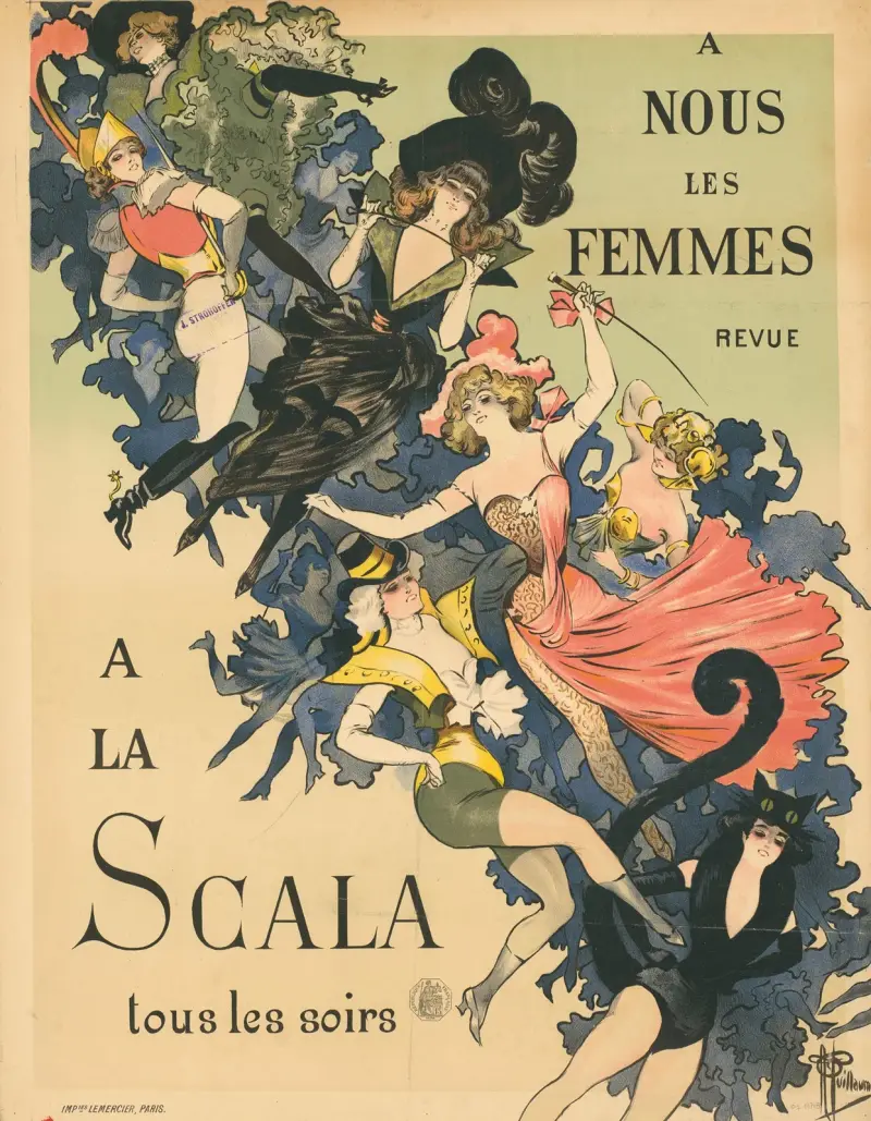 A nous les Femmes Revue. À la Scala tous les Soirs av Albert Guillaume