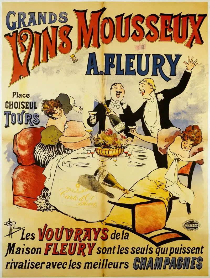 Grands Vins Mousseux A.Fleury av Albert Guillaume
