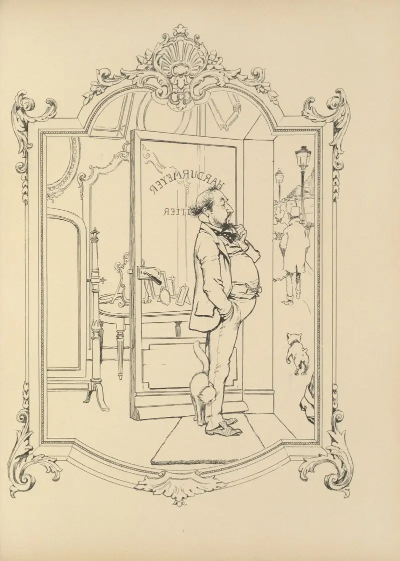 Minnen av en spegel Pl.02 av Albert Guillaume