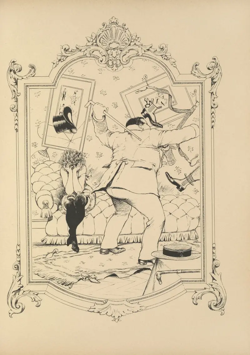 Minnesbilder från en spegel Pl.06 av Albert Guillaume