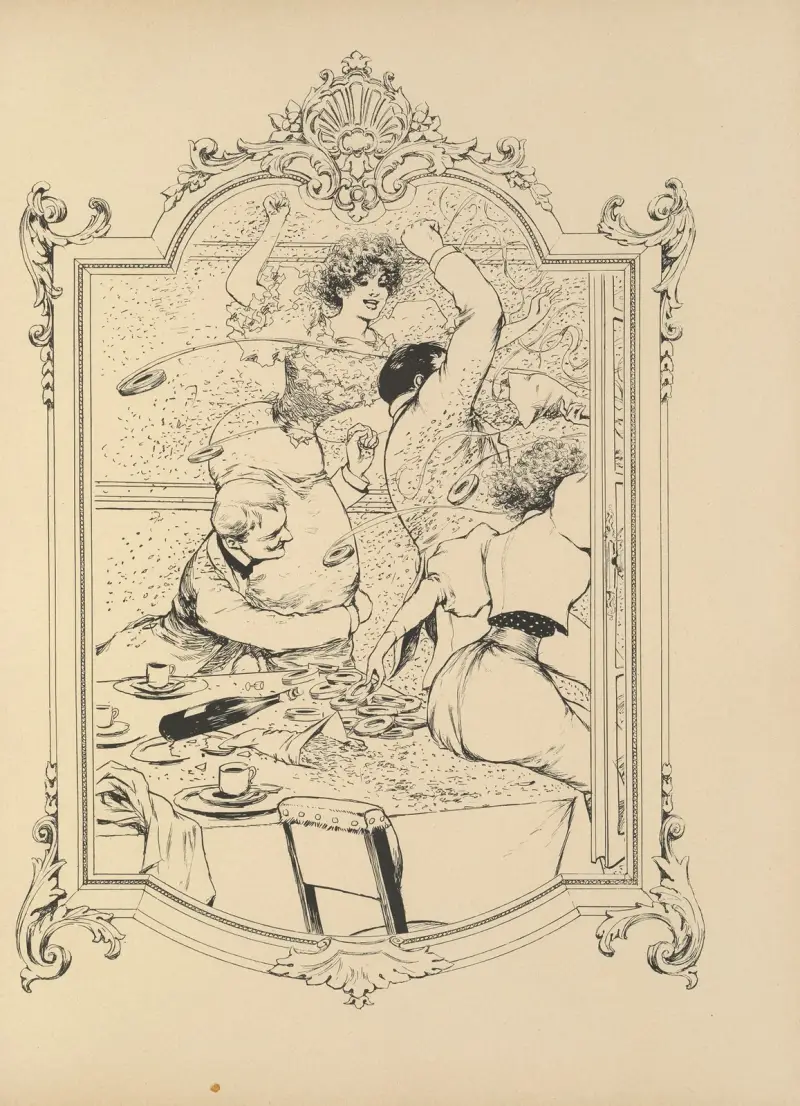 Minnen från en spegel, plansch 11 av Albert Guillaume