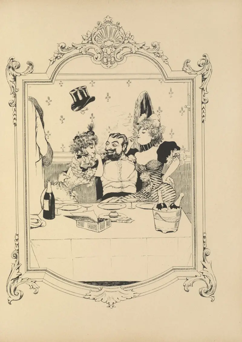 Minnen av en spegel Pl.14 av Albert Guillaume