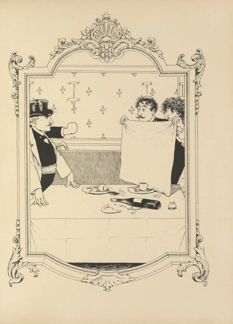 Minnen av en spegel Pl.18 av Albert Guillaume