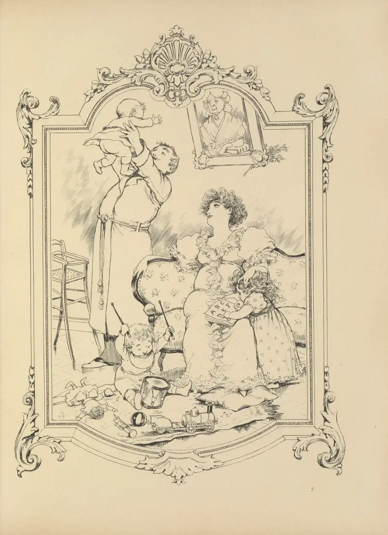 Erinnerungen eines Spiegels, Taf. 21 von Albert Guillaume