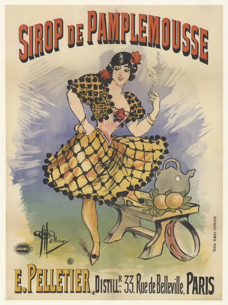 Sirop de pamplemousse E. Pelletier. Paris von Albert Guillaume