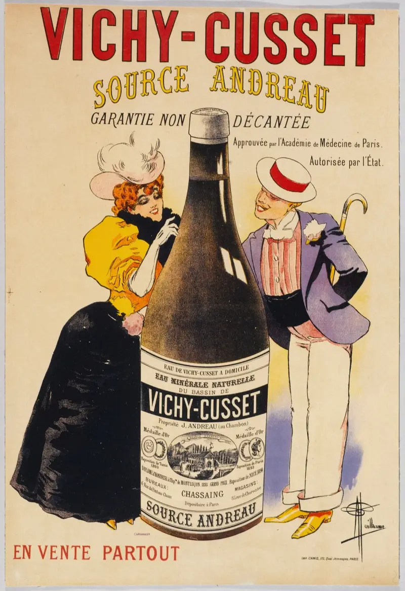 Vichy-Cusset källa Andreau av Albert Guillaume