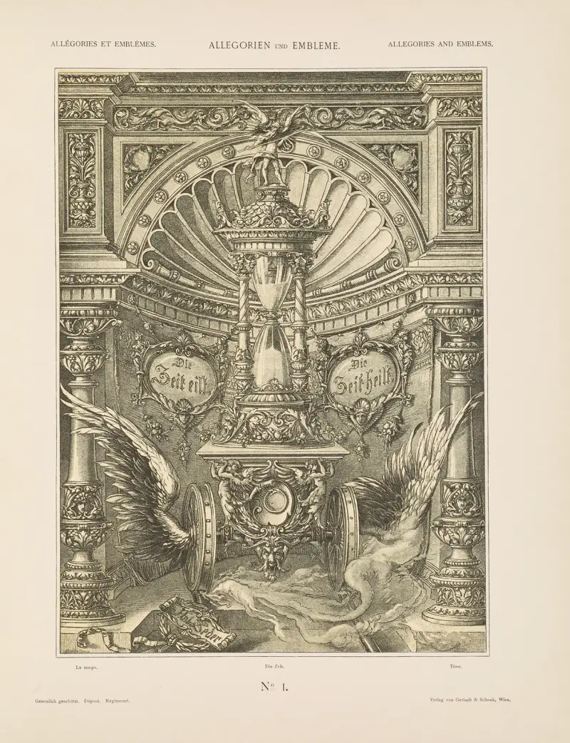 Allegorier och emblem vol. I pl. 001 av Albert Ilg